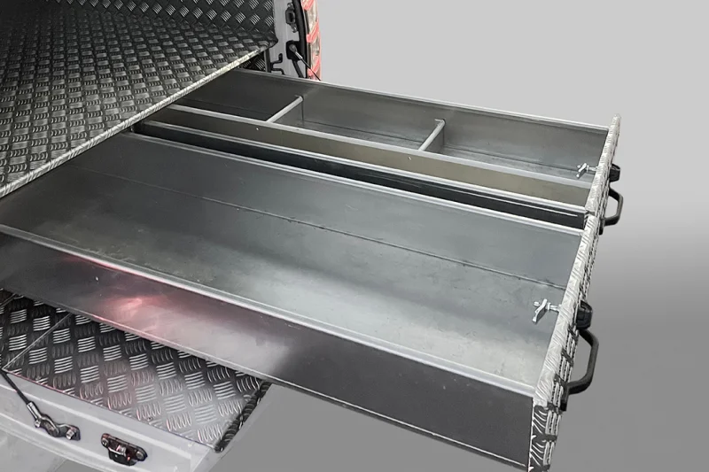 Förvaringssystem aluminium DC